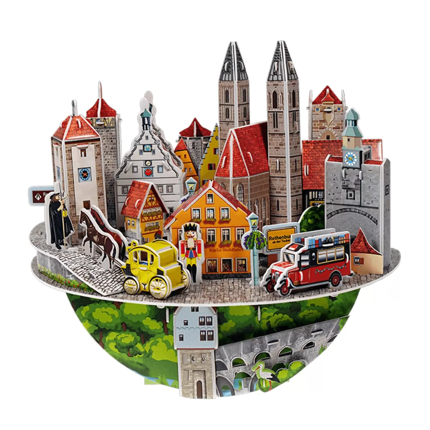 Käthe Wohlfahrt 3D Puzzle Rothenburg