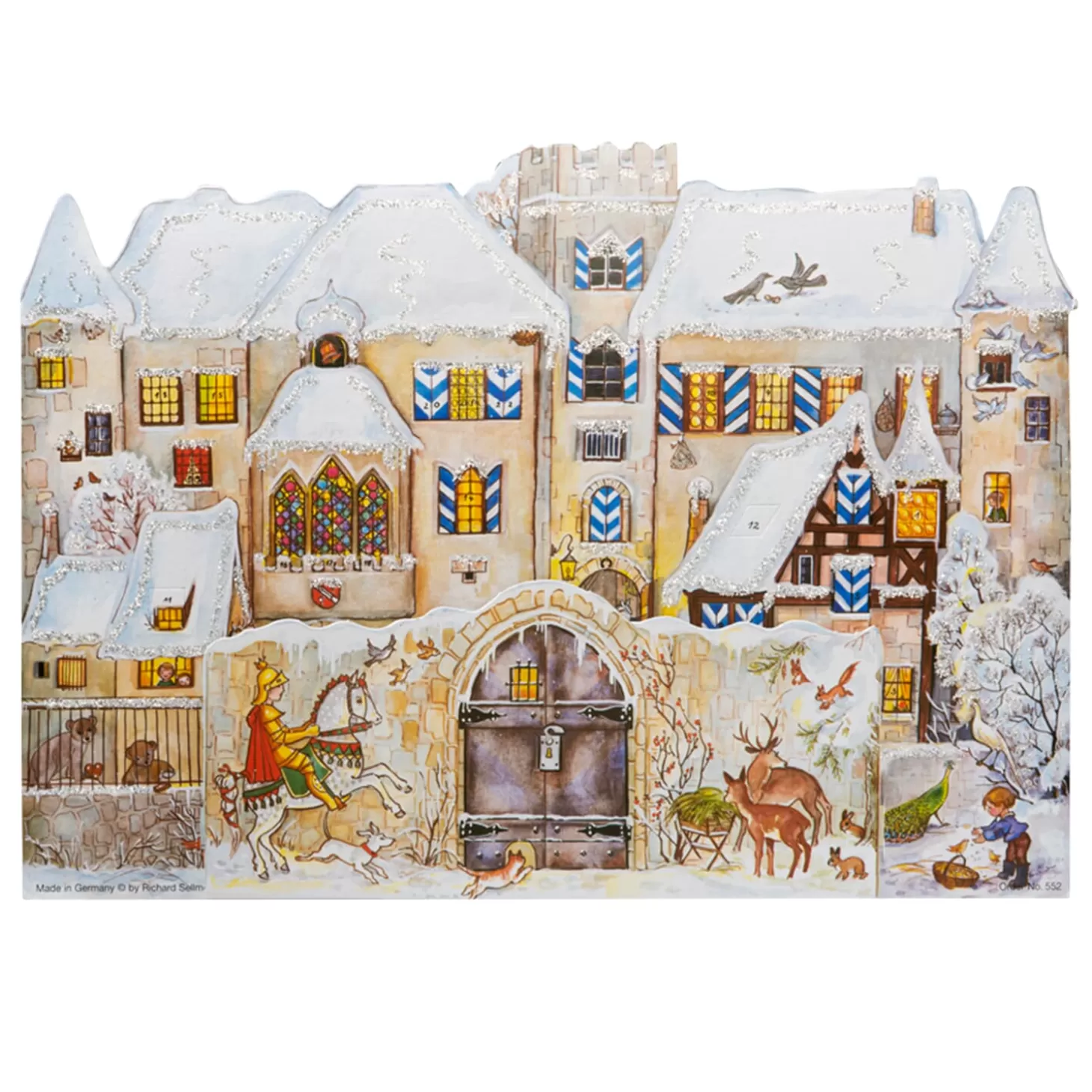 Käthe Wohlfahrt Adventskalender "Burg Mit Burgmauer"