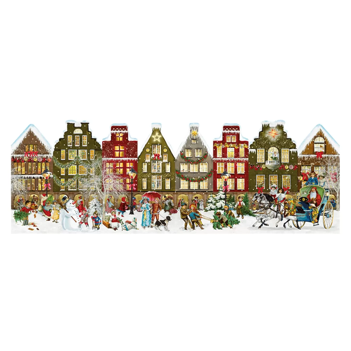 Käthe Wohlfahrt Adventskalender "Nostalgisches Hauserleporello"