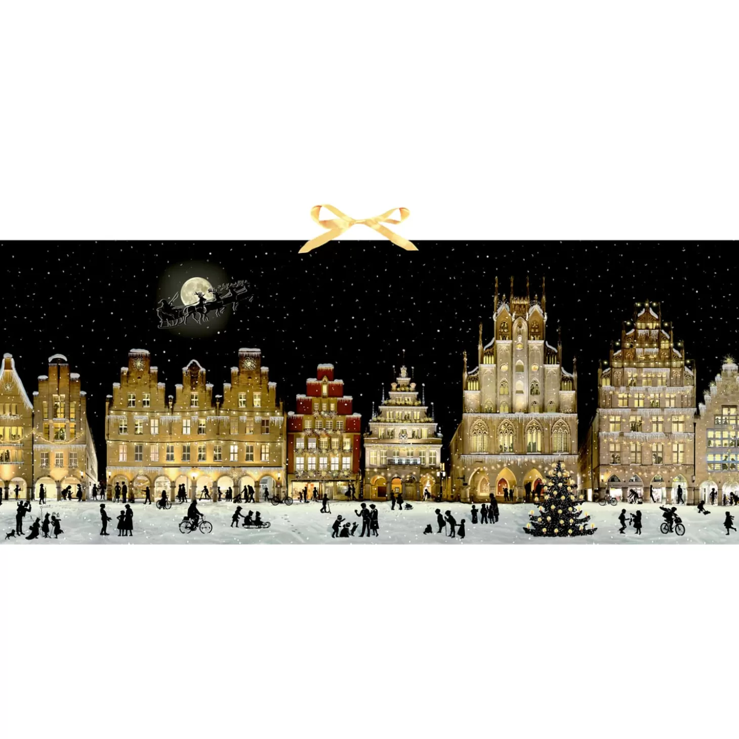 Käthe Wohlfahrt Adventskalender "Weihnachtliches Stadtpanorama"