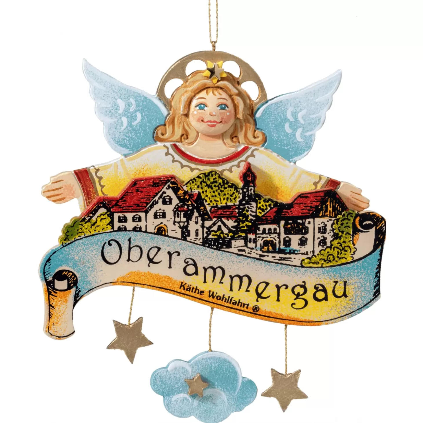 Käthes Original Baumbehang "Oberammergau" Mit Schutzengel