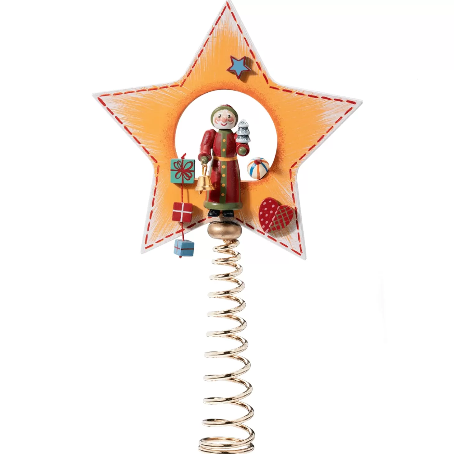 Käthes Original Christbaumspitze "Weihnachtsmann"