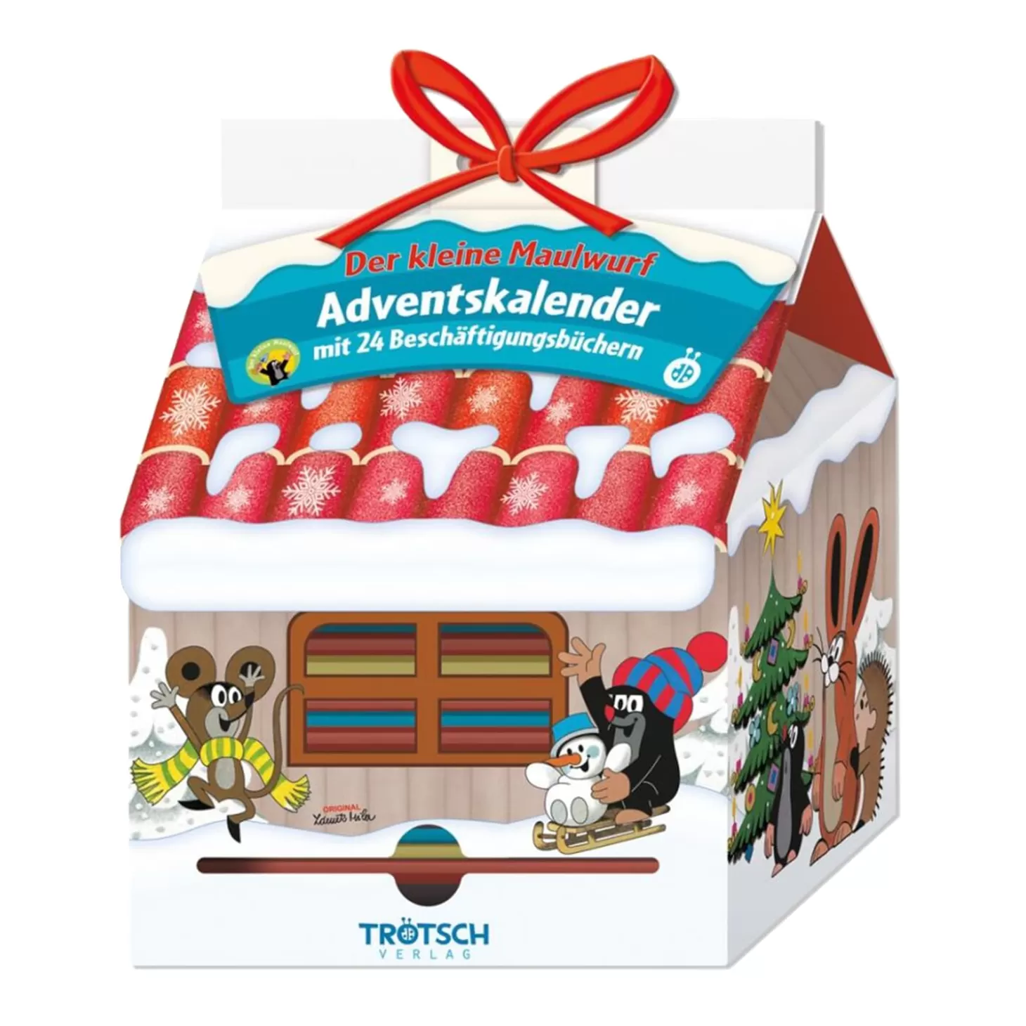 Trötsch Verlag Der Kleine Maulwurf Adventskalender Haus Mit 24 Minibuchern