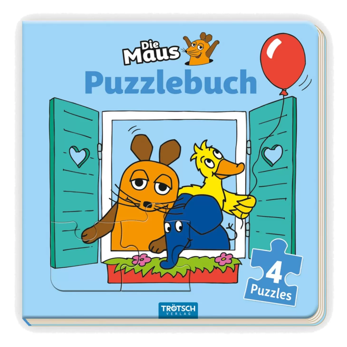 Trötsch Verlag Die Maus Puzzlebuch Quadratisch