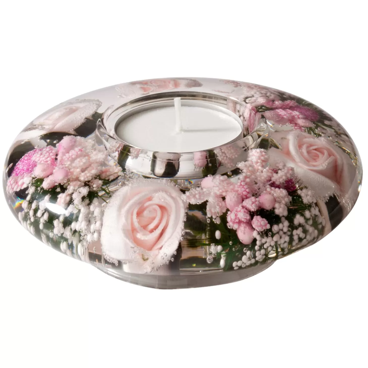 Käthe Wohlfahrt Dreamlight "Little Rose" - Kerzenhalter Ufo Mini