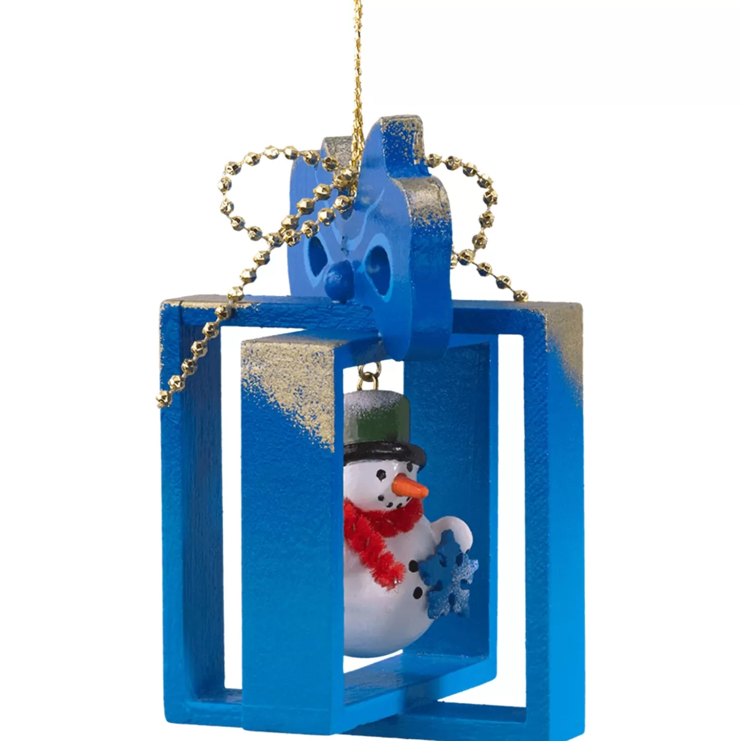 Käthes Original Geschenkpackchen Mit Schneemann, Blau