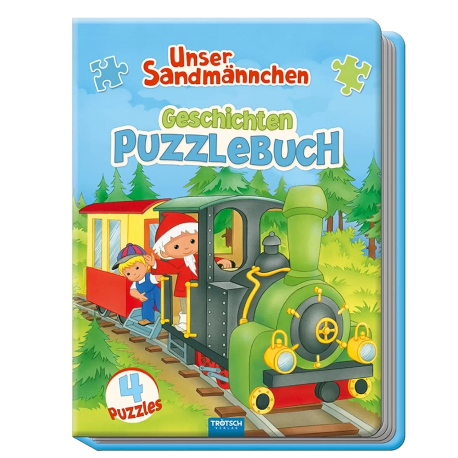 Trötsch Verlag Geschichten-Puzzlebuch "Unser Sandmannchen"