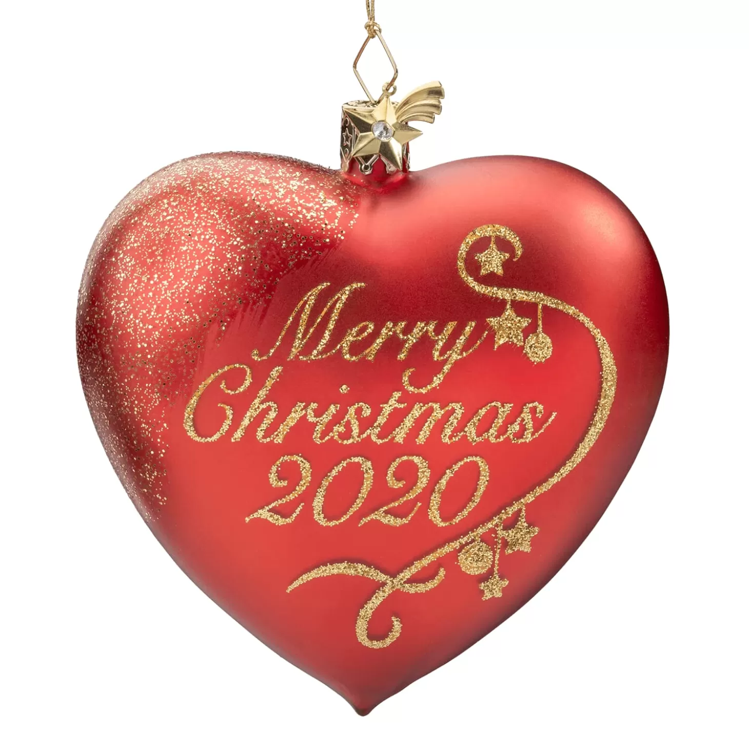 Poesie in Glas Herz "Merry Christmas 2020"