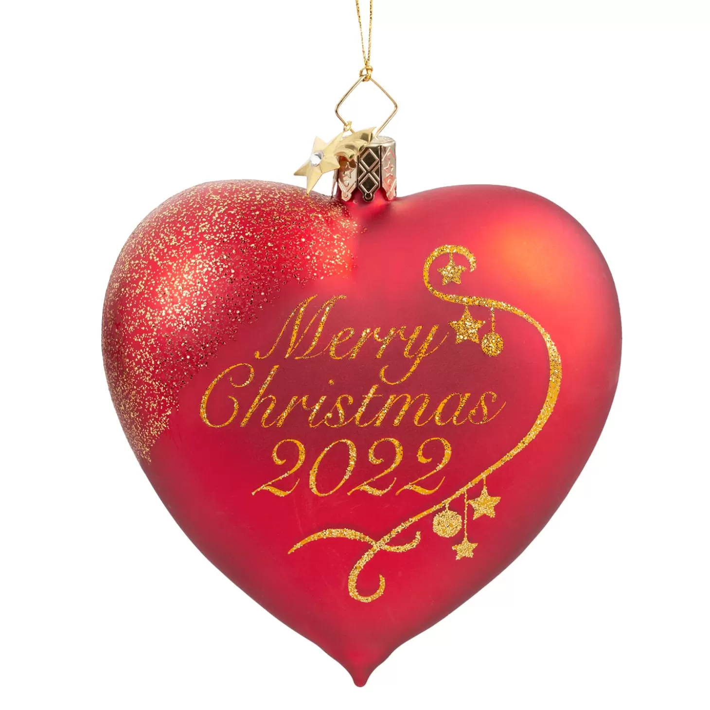 Poesie in Glas Herz "Merry Christmas 2022"