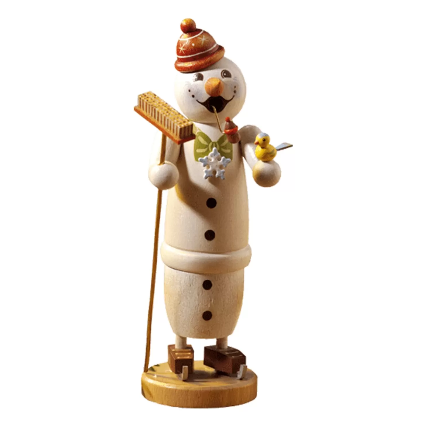 Käthes Original Holzmannl "Schneemann", Rauchermannchen