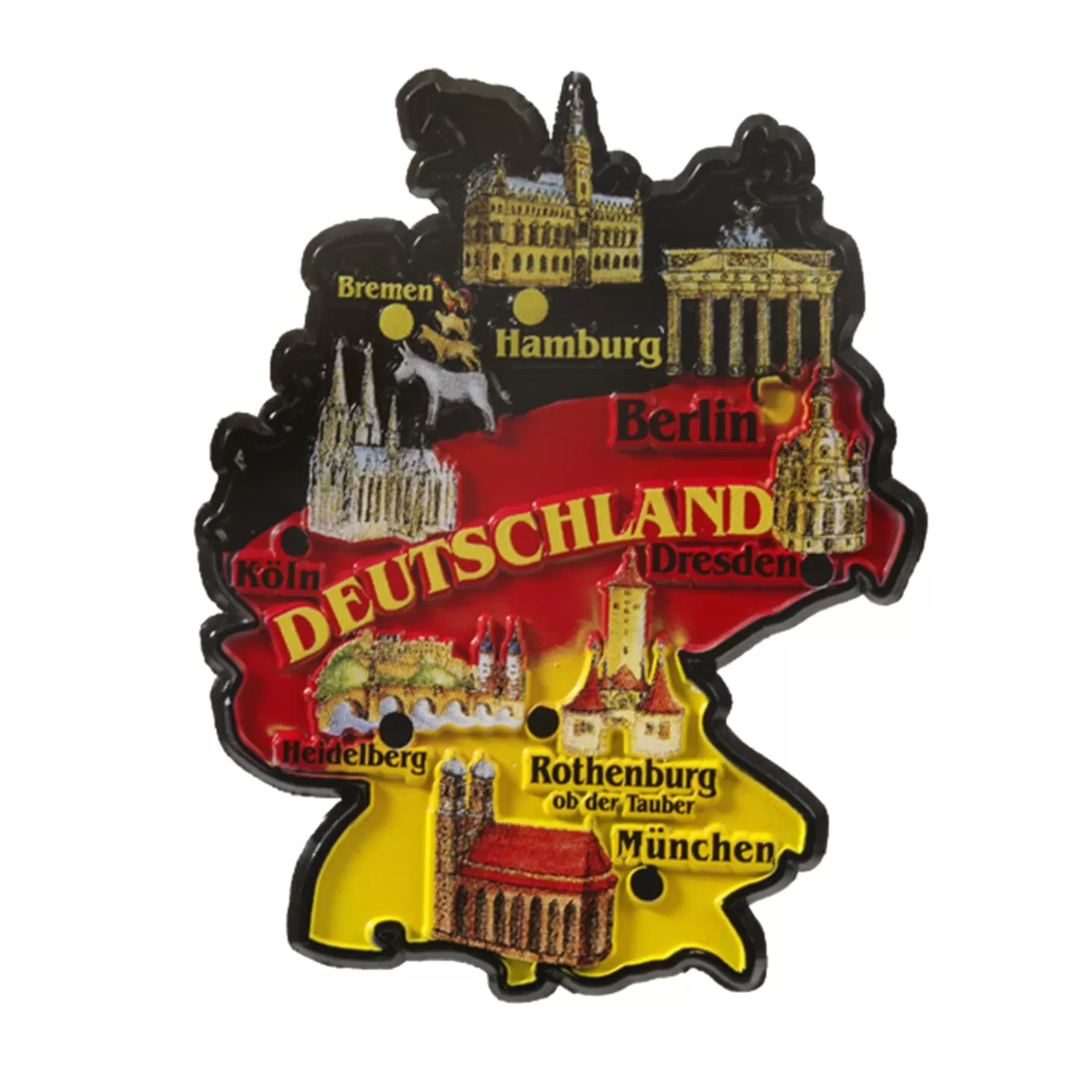 Käthe Wohlfahrt Magnet "Deutschlandkarte"