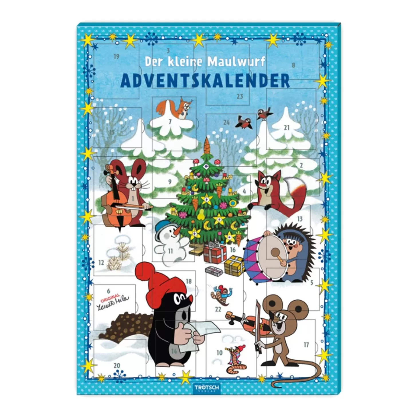 Trötsch Verlag Magnet-Adventskalender "Der Kleine Maulwurf"