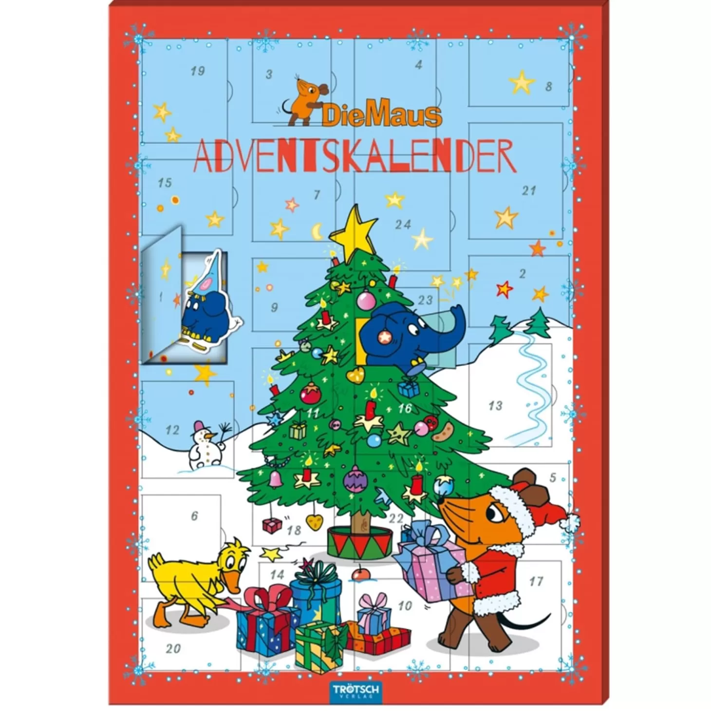 Trötsch Verlag Magnet-Adventskalender "Die Maus"