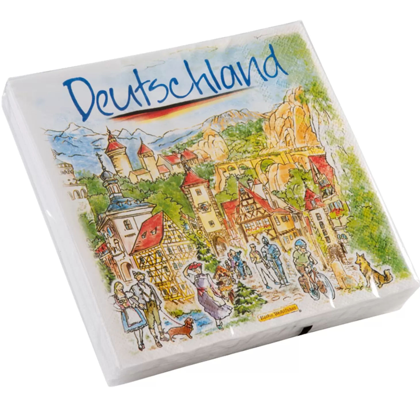 Käthe Wohlfahrt Papierservietten "Deutschland"