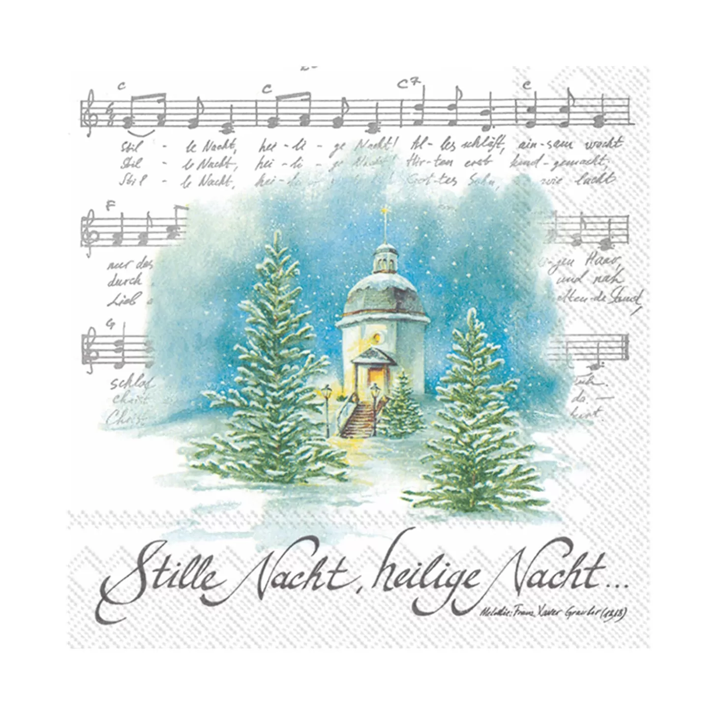 Käthe Wohlfahrt Papier-Servietten "Stille Nacht"