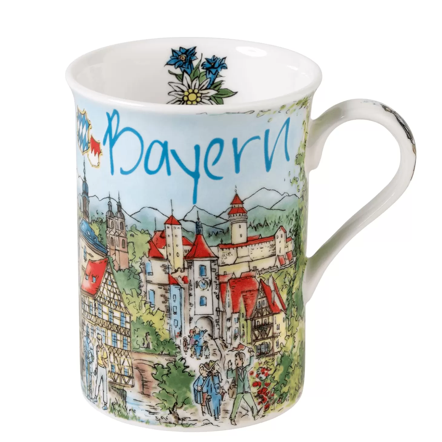 Käthe Wohlfahrt Porzellan-Tasse "Bayern"