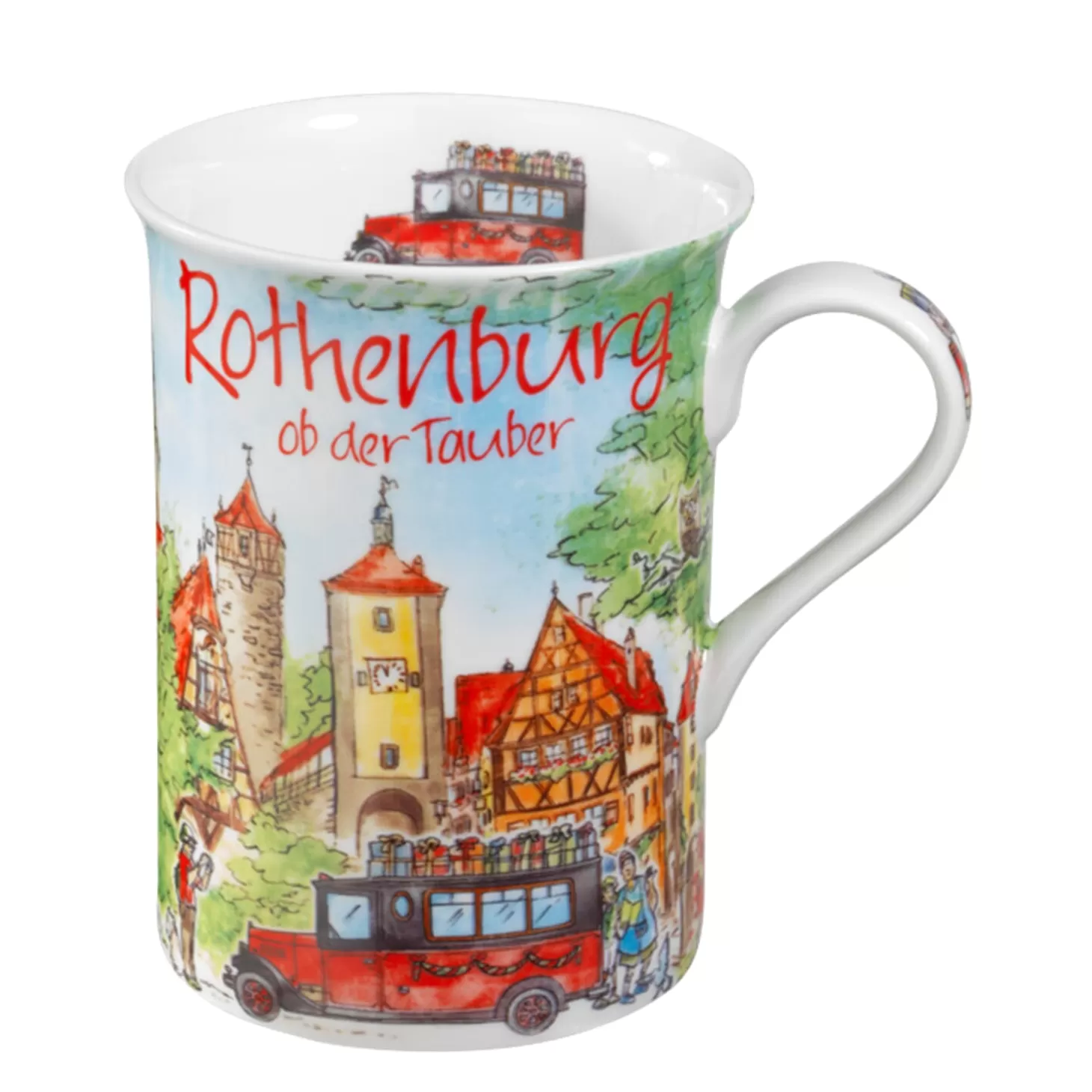 Käthe Wohlfahrt Porzellan-Tasse "Rothenburg"