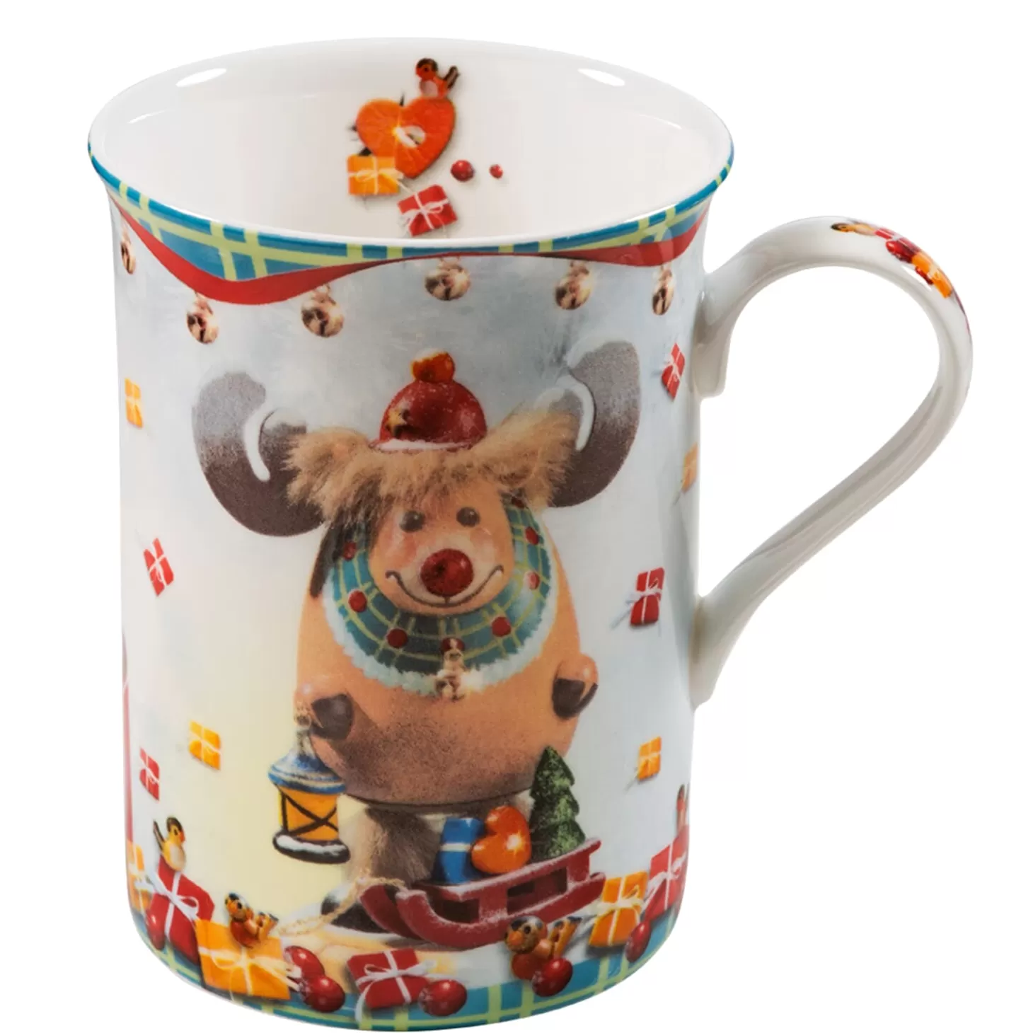 Käthe Wohlfahrt Porzellan-Tasse "Rudi, Der Weihnachtselch"