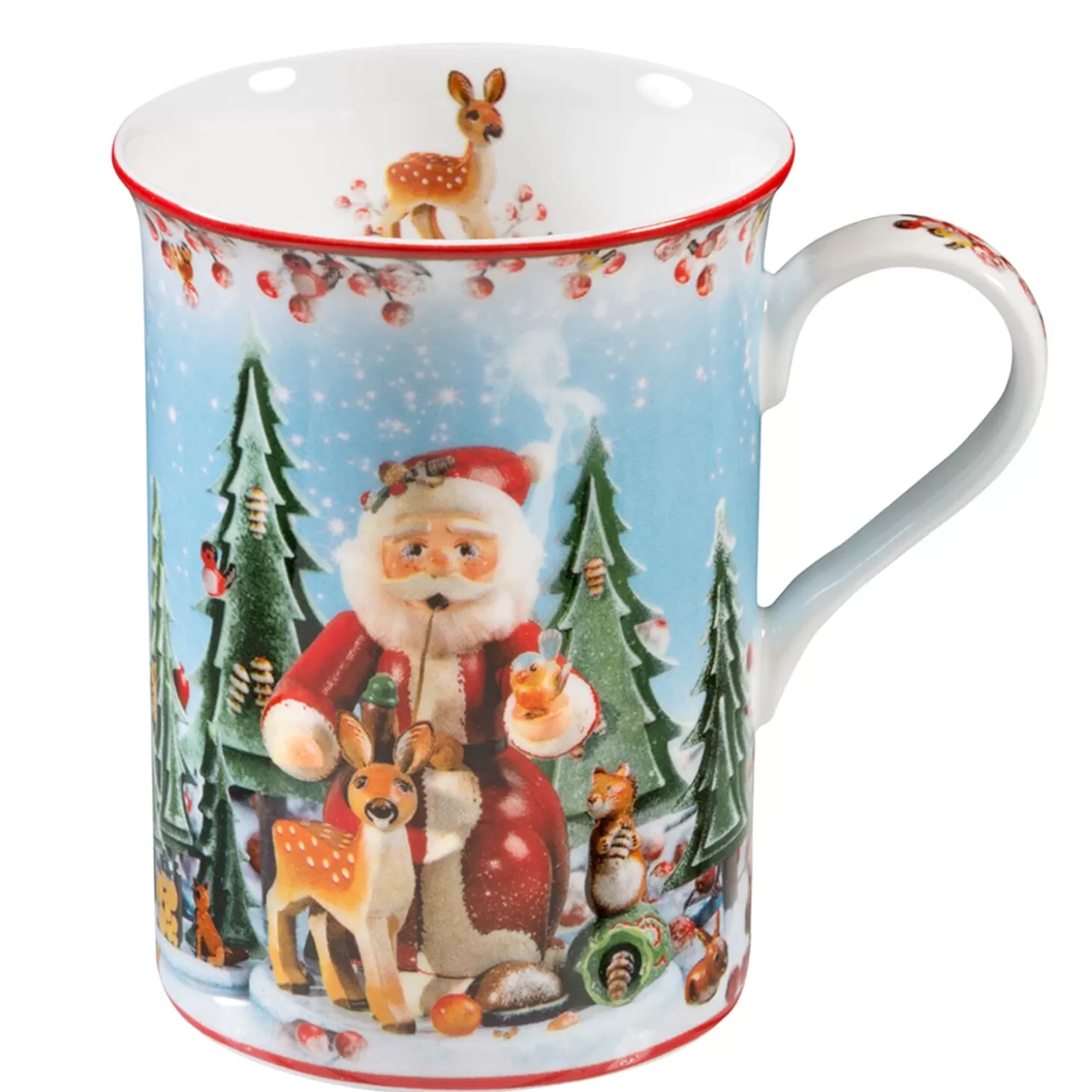 Käthe Wohlfahrt Porzellan-Tasse "Tierweihnacht"