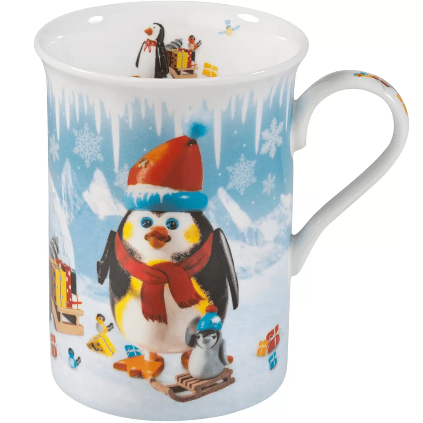 Käthe Wohlfahrt Porzellan-Tasse "Weihnachten Am Sudpol"