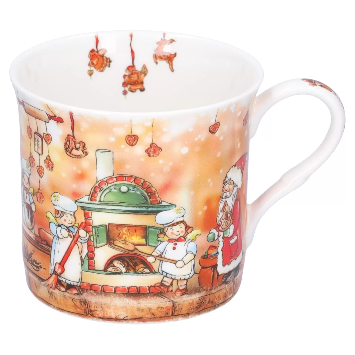 Käthe Wohlfahrt Porzellan-Tasse "Weihnachtsbackerei"