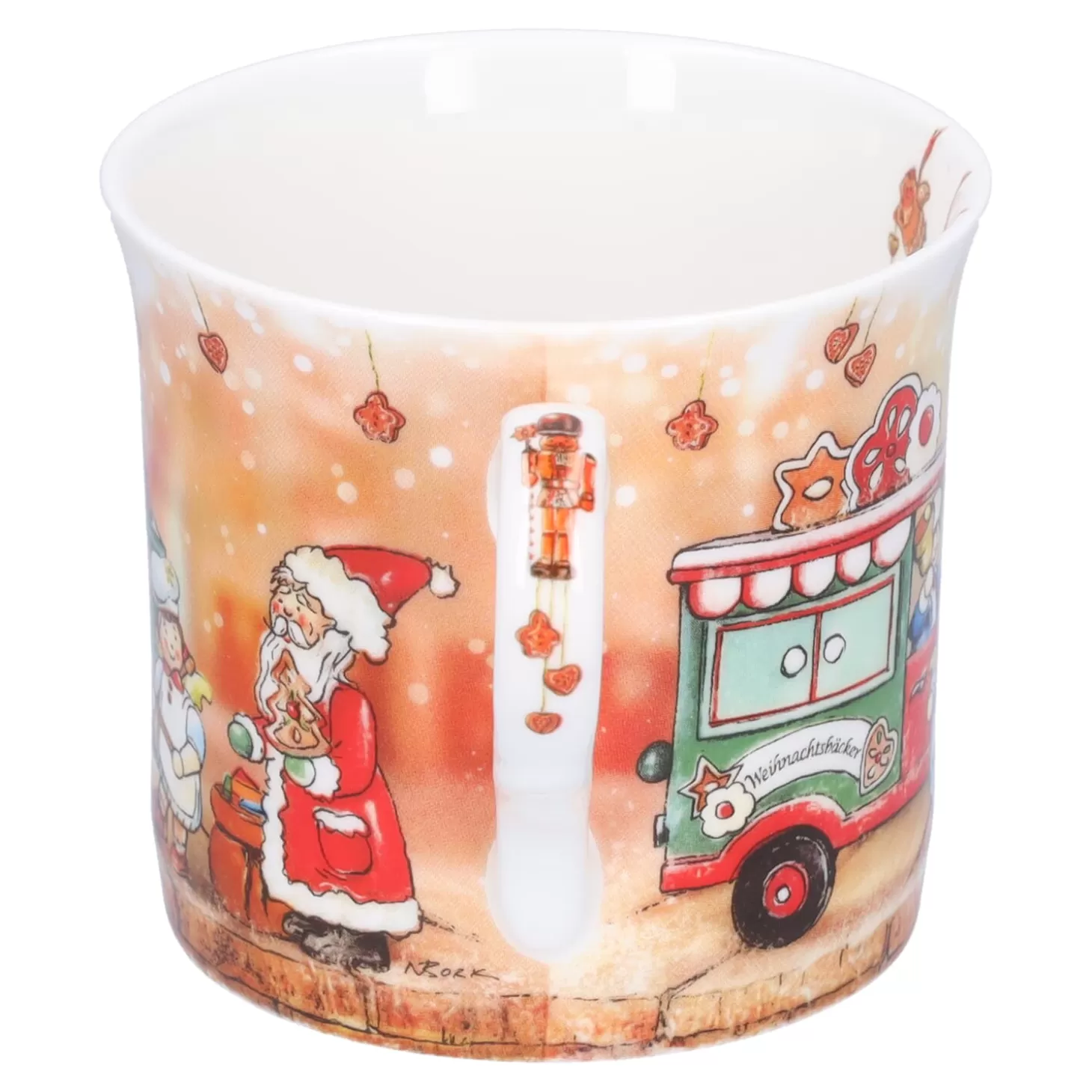 Käthe Wohlfahrt Porzellan-Tasse "Weihnachtsbackerei"