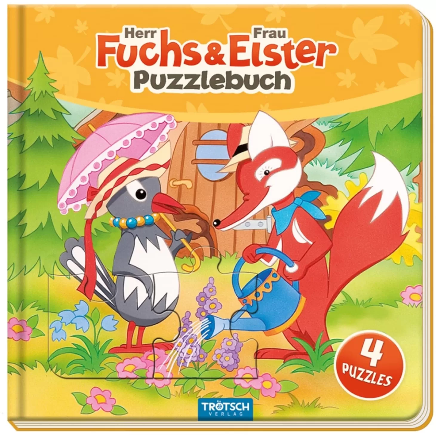 Trötsch Verlag Puzzlebuch "Herr Fuchs Und Frau Elster"