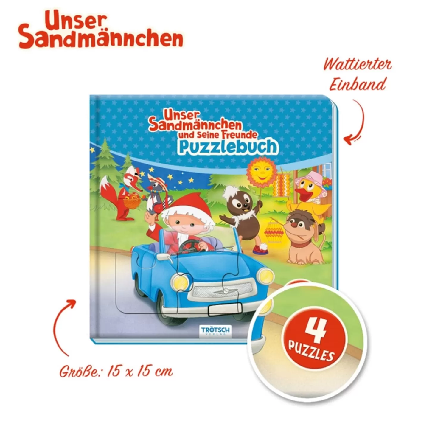 Trötsch Verlag Puzzlebuch "Mein Erstes Puzzlebuch - Unser Sandmannchen"