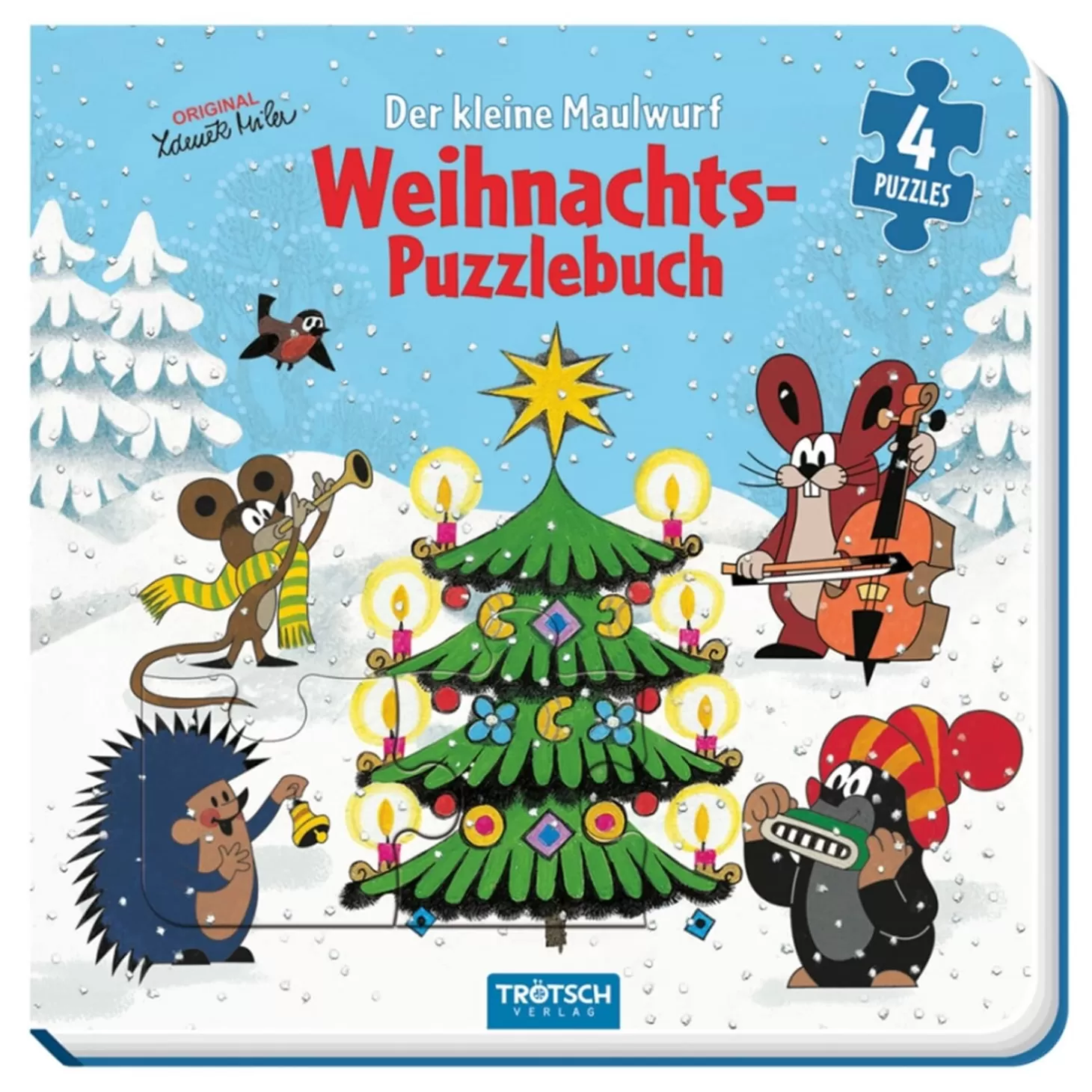 Trötsch Verlag Puzzlebuch Zu Weihnachten "Der Kleine Maulwurf"