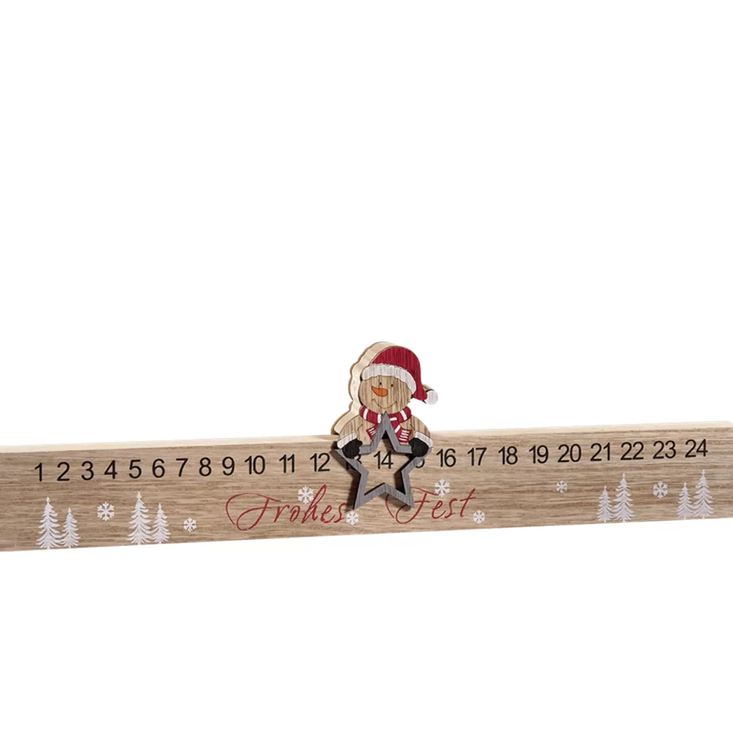 Käthe Wohlfahrt Schiebe-Adventskalender "Schneemann"