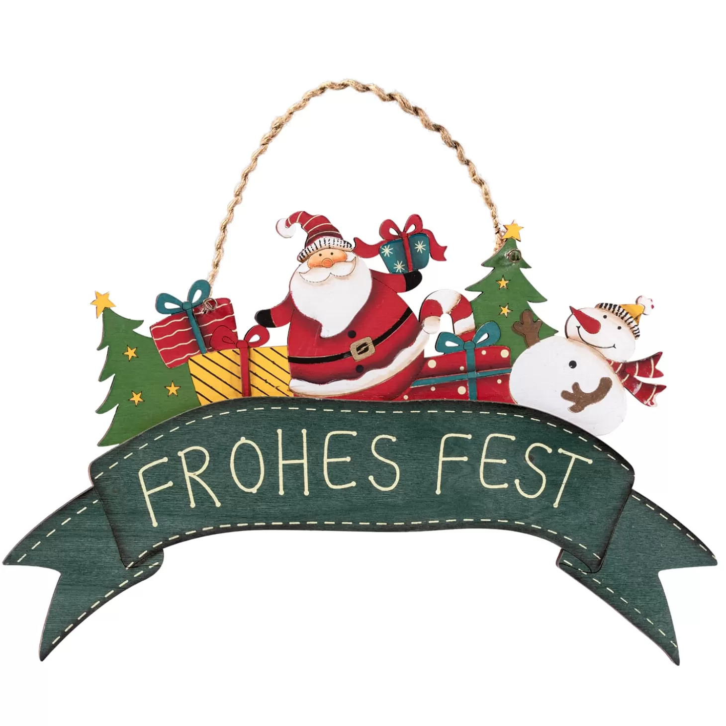 Käthe Wohlfahrt Schild "Frohes Fest"