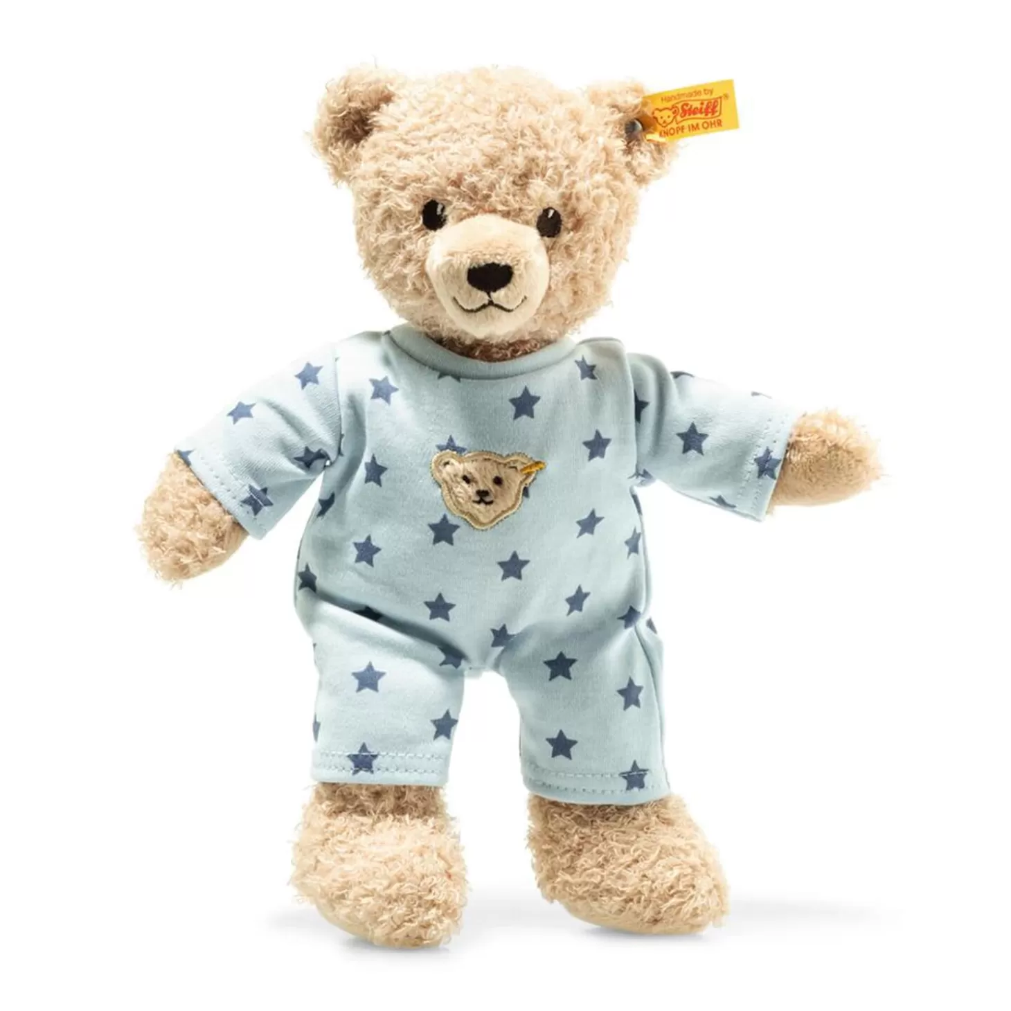 Steiff Teddybar-Junge Mit Schlafanzug, Blau (25 Cm)