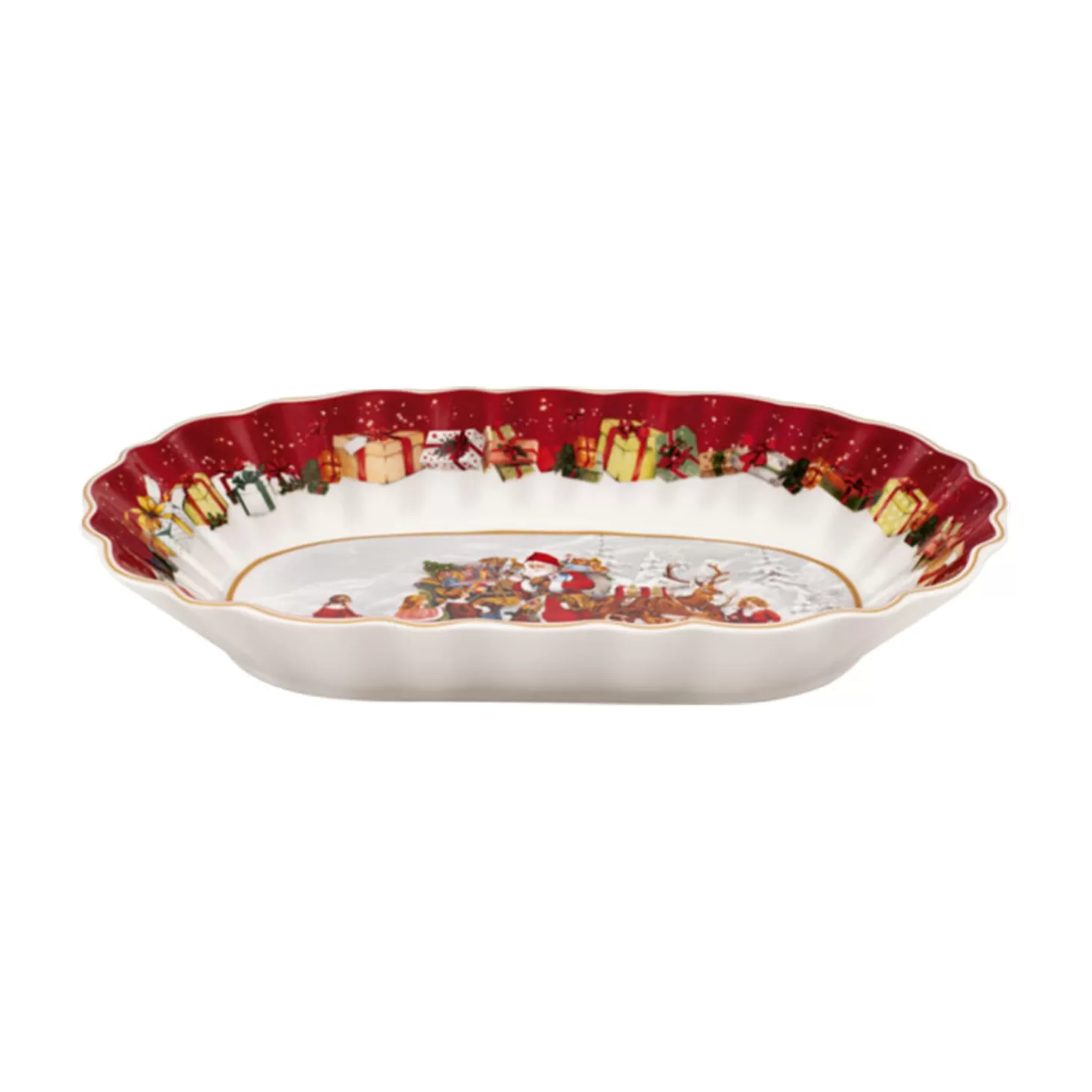 Villeroy & Boch Toy'S Fantasy Grose Schale Oval, Santa Und Kinder