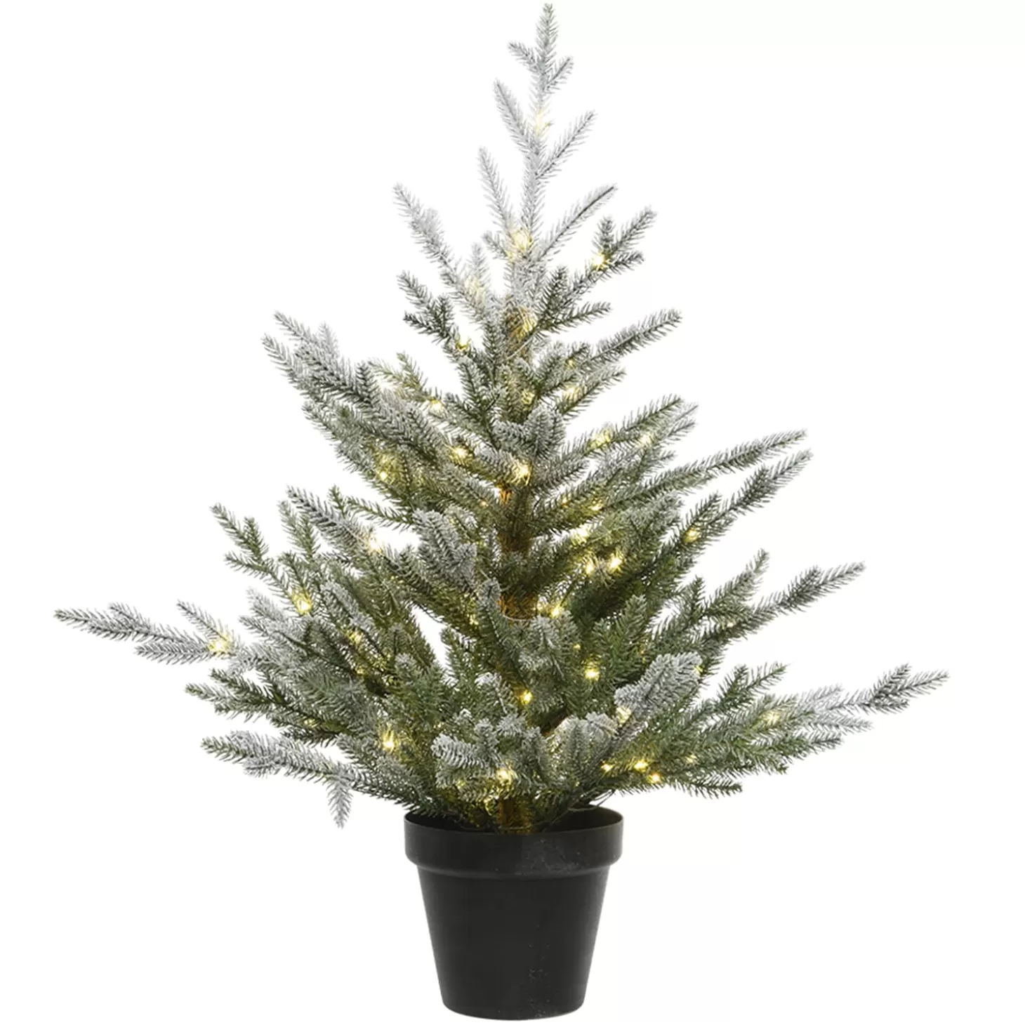 Käthe Wohlfahrt Weihnachtsbaum Im Topf, Mit Led Beleuchtung, 75 Cm