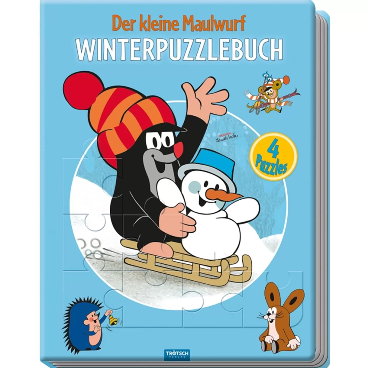 Trötsch Verlag Winter-Puzzlebuch "Der Kleine Maulwurf"