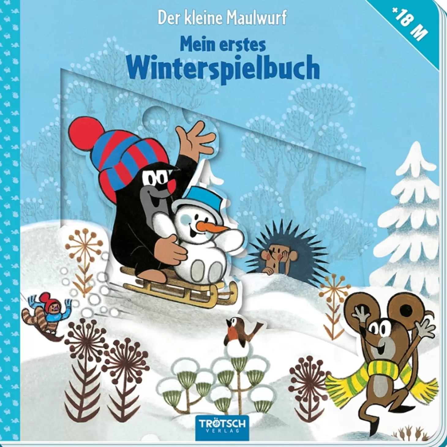 Trötsch Verlag Winter-Spielebuch "Der Kleine Maulwurf"